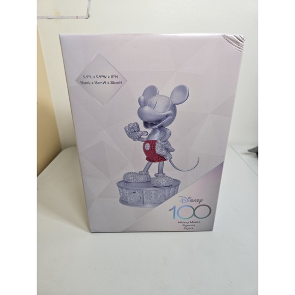 MICKEY MOUSE Deluxe Disney 100 Figure Statue Rhinestones‎ D100 Limited NEW